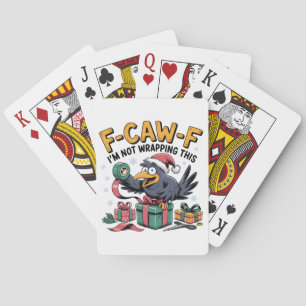 Baraja De Cartas F-Caw-F No Envuelvo Esta Navidad Divertida 