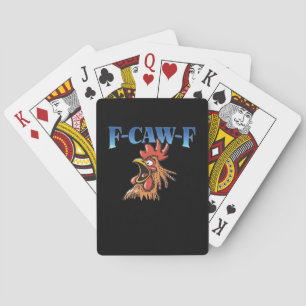Baraja De Cartas F-Caw-F Pollo Clásico Genial Único