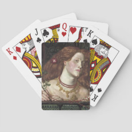 Baraja De Cartas Fair Rosamund (Mujer Elegante y Hermosa Redhead)
