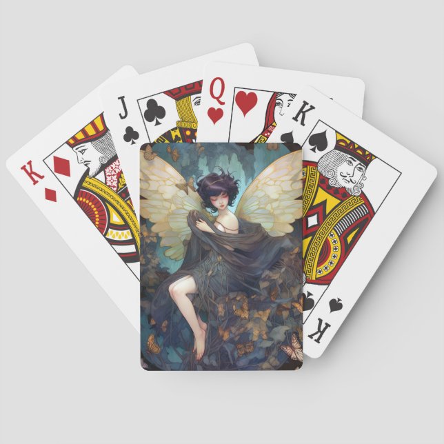 Baraja De Cartas Fairy Chica Fantasy Art (Reverso)