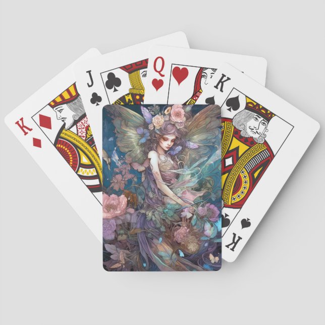 Baraja De Cartas Fairy Woman Fantasy Art (Reverso)