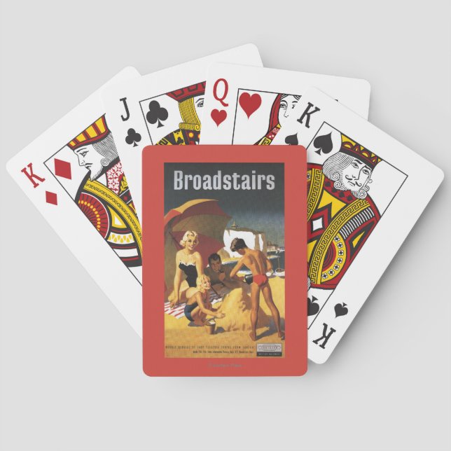 Baraja De Cartas Familia británica meridional de los ferrocarriles (Reverso)