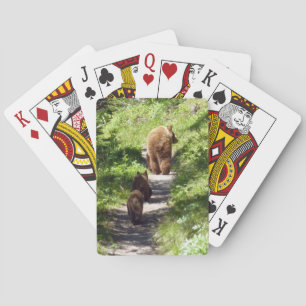 Baraja De Cartas Familia de oso marrón