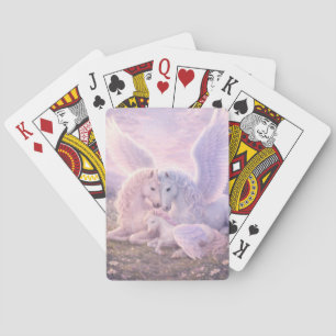 Baraja De Cartas Familia de Pegasus Sueño – Arte de Fantasía Suave