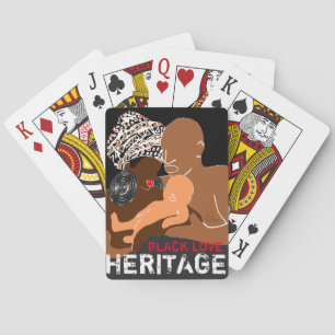 Baraja De Cartas Familia Negra Amor Negro Patrimonio AFRICANO