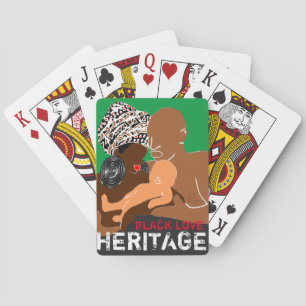 Baraja De Cartas Familia Negra Amor Negro Patrimonio AFRICANO