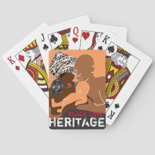 Baraja De Cartas Familia Negra Amor Negro Patrimonio AFRICANO
