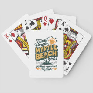 Baraja De Cartas Familia Vacation Myrtle Beach 2024 Haciendo Recuer