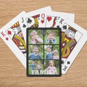 Baraja De Cartas Familiar o Nombre 6 Fotos Color Personalizado