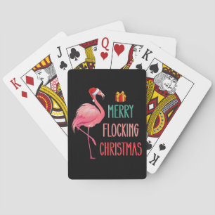 Baraja De Cartas Famoso Flamingo Flamingo Navidades