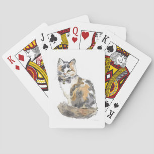 Baraja De Cartas Fancy Calico Cat