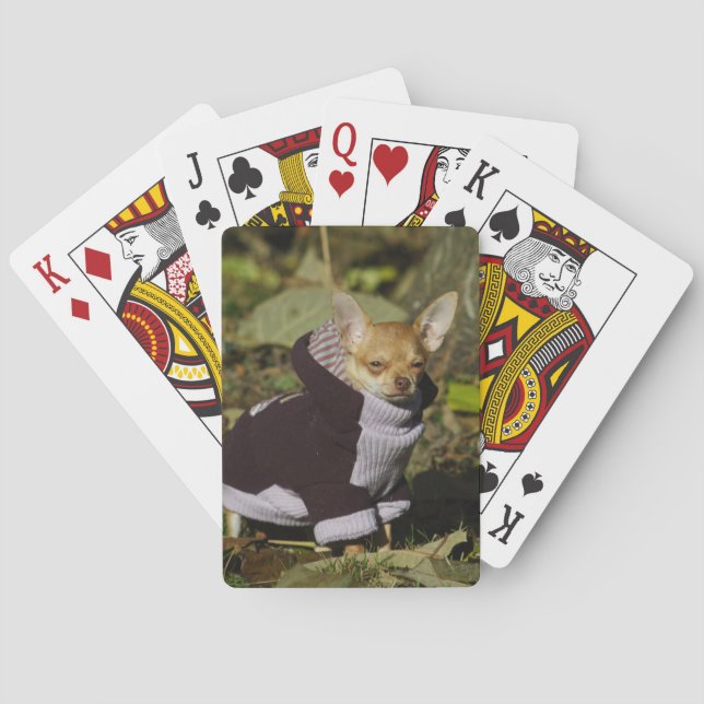 Baraja De Cartas Fancy Chihuahua (Reverso)