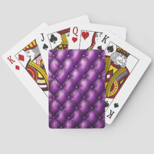 Baraja De Cartas Fancy Purple Upholsed