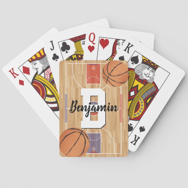 Baraja De Cartas Fans de baloncesto (Reverso)