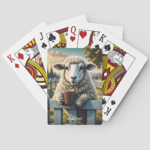 Baraja De Cartas Fantasía café de oveja dulce