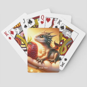 Baraja De Cartas Fantasía Cuesta Bebé Dragon Strawberry