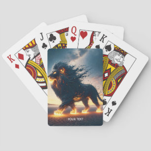 Baraja De Cartas Fantasía Cuesta Fuego del Desierto de León