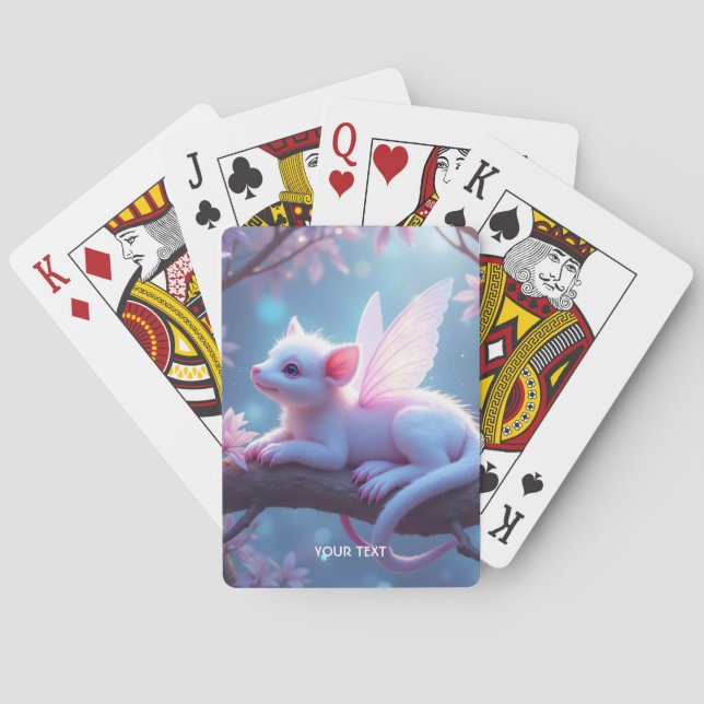 Baraja De Cartas Fantasía Cute Creatividad Rosa (Reverso)