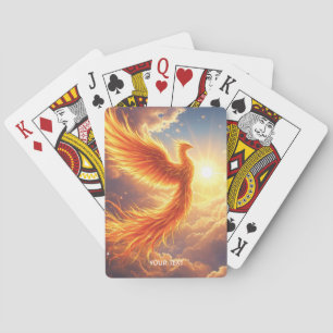 Baraja De Cartas Fantasía Cute Flaming Phoenix Rises