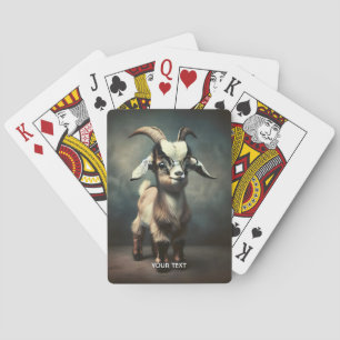 Baraja De Cartas Fantasía Cute Gracioso Bebé Cabra