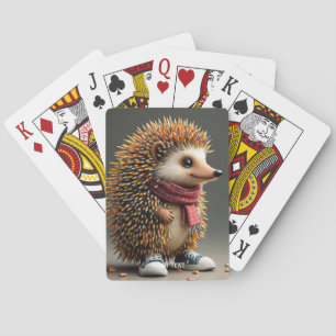 Baraja De Cartas Fantasía Cute Hedgehog Agujas negras