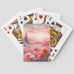 Baraja De Cartas Fantasía Cute hermosos lapachos rosados
