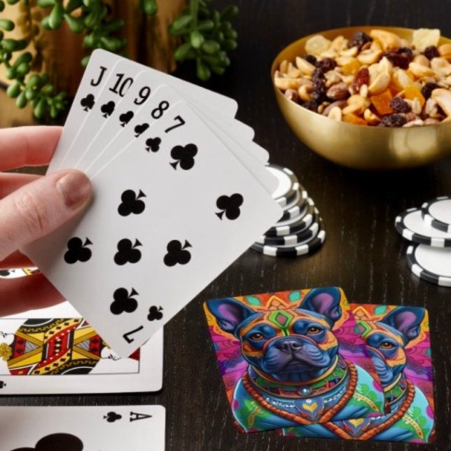Baraja De Cartas Fantasía de cumpleaños divertida francesa (Poker cards easy to shuffle, smooth card stock. Dimensions: 2.5" x 3.5"; poker size playing cards. 
)