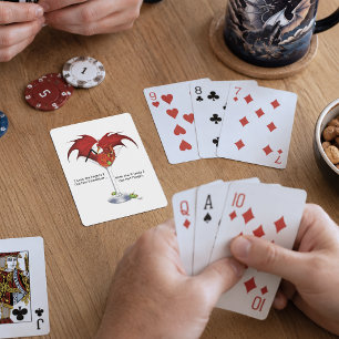 Baraja De Cartas Fantasia de Martini Dragón Rojo