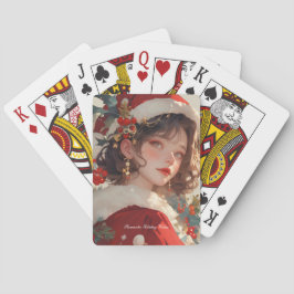 Baraja De Cartas Fantasía de navidades : Tarjetas románticas de póq