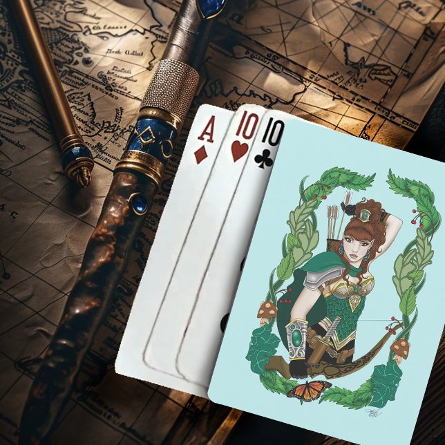 Baraja De Cartas Fantasía del bosque Woodland Forest Elf (Subido por el creador)