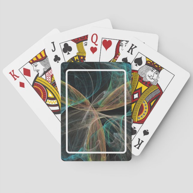 Baraja De Cartas Fantasía espacial (Reverso)