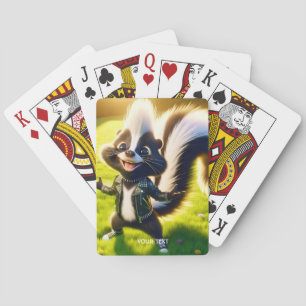 Baraja De Cartas Fantasía estilo Punk de zorrillo lindo
