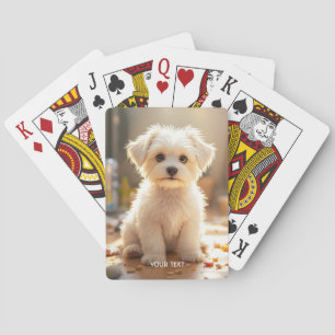 Baraja De Cartas Fantasía maltesa feliz