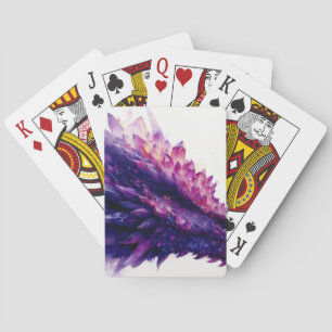 Baraja De Cartas Fantasía Mística Ametista Crystal Dragon Bestia