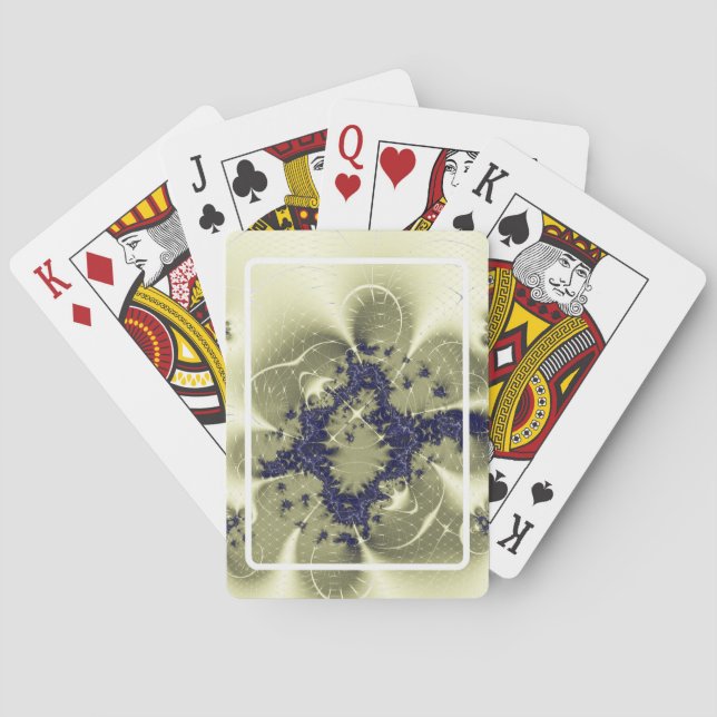 Baraja De Cartas Fantasía verde (Reverso)