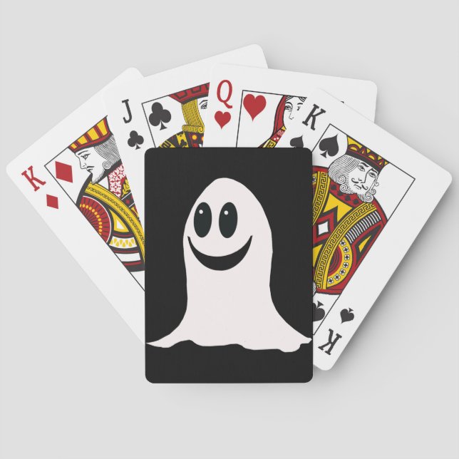 Baraja De Cartas Fantasma de Personalizado de Halloween (Reverso)
