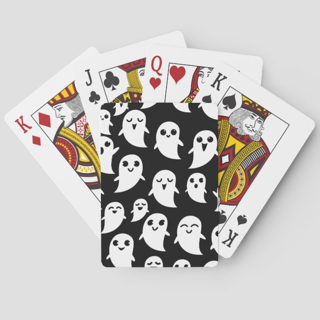 Baraja De Cartas Fantasma de Personalizado de Halloween (Reverso)