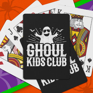 Baraja De Cartas Fantasma Ghoul Kids Club Funny Halloween