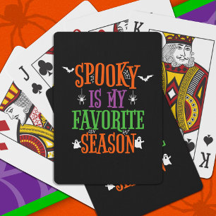 Baraja De Cartas Fantasmas de la temporada de fantasía animan a las