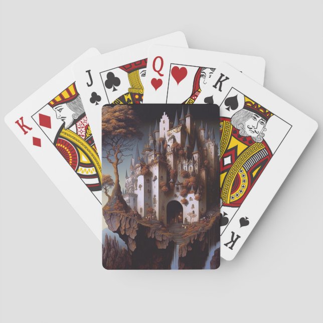 Baraja De Cartas Fantasy Castle Fantasy Art Cards (Reverso)