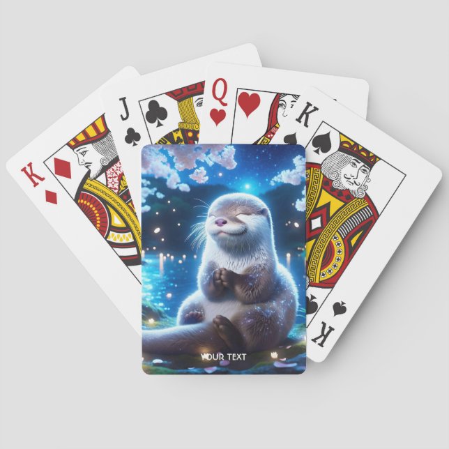 Baraja De Cartas Fantasy Cuse Feliz Noche de Otter (Reverso)