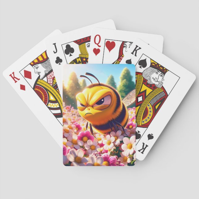 Baraja De Cartas Fantasy Cute Abe Flowers Sun (Reverso)