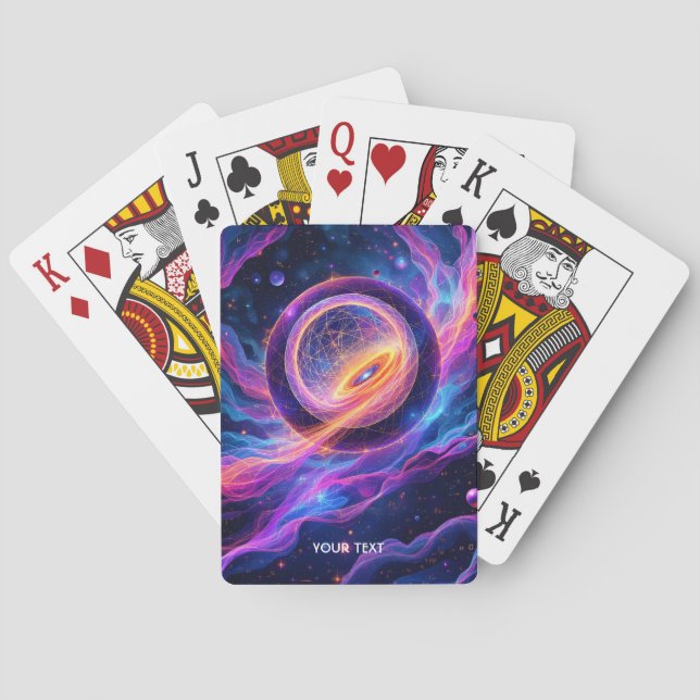 Baraja De Cartas Fantasy Cute Abstract Space Stars (Reverso)