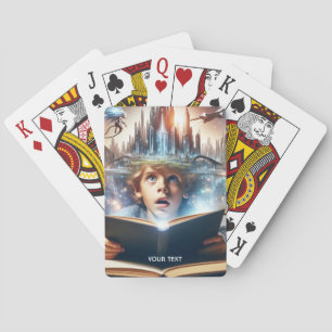 Baraja De Cartas Fantasy Cute Boy City Book