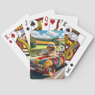Baraja De Cartas Fantasy Cute Dog Carpet Car