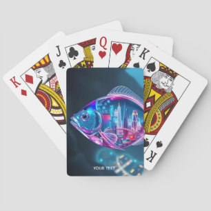 Baraja De Cartas Fantasy Cute Glass Fish City