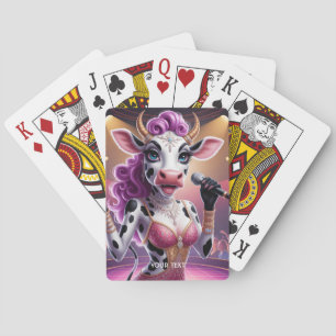 Baraja De Cartas Fantasy Cute Gorgeous Cow Popstar
