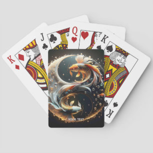 Baraja De Cartas Fantasy Cute Koi Yin Yang