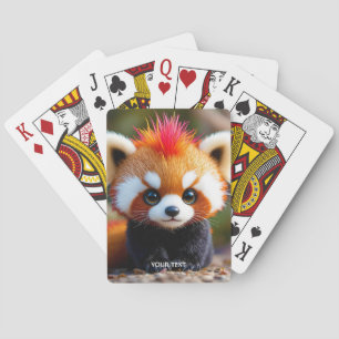 Baraja De Cartas Fantasy Cute Panda Red Hai