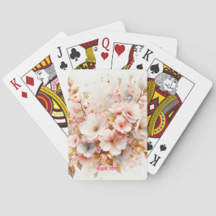 Baraja De Cartas Fantasy Cute Pastel Pink Sakura